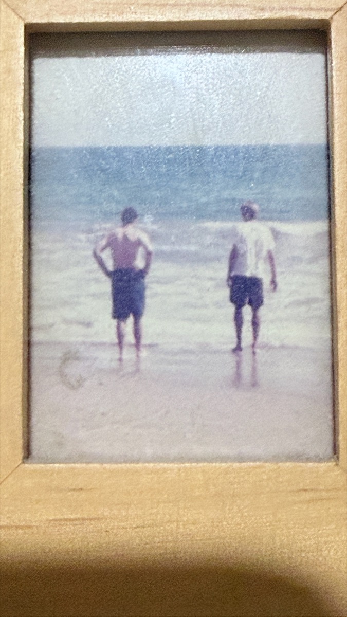 bill and kenny on the beach