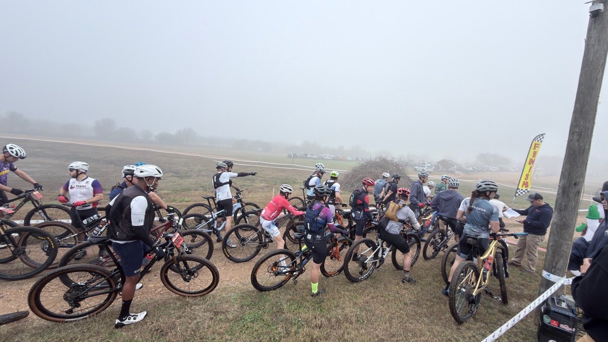 start line at the race