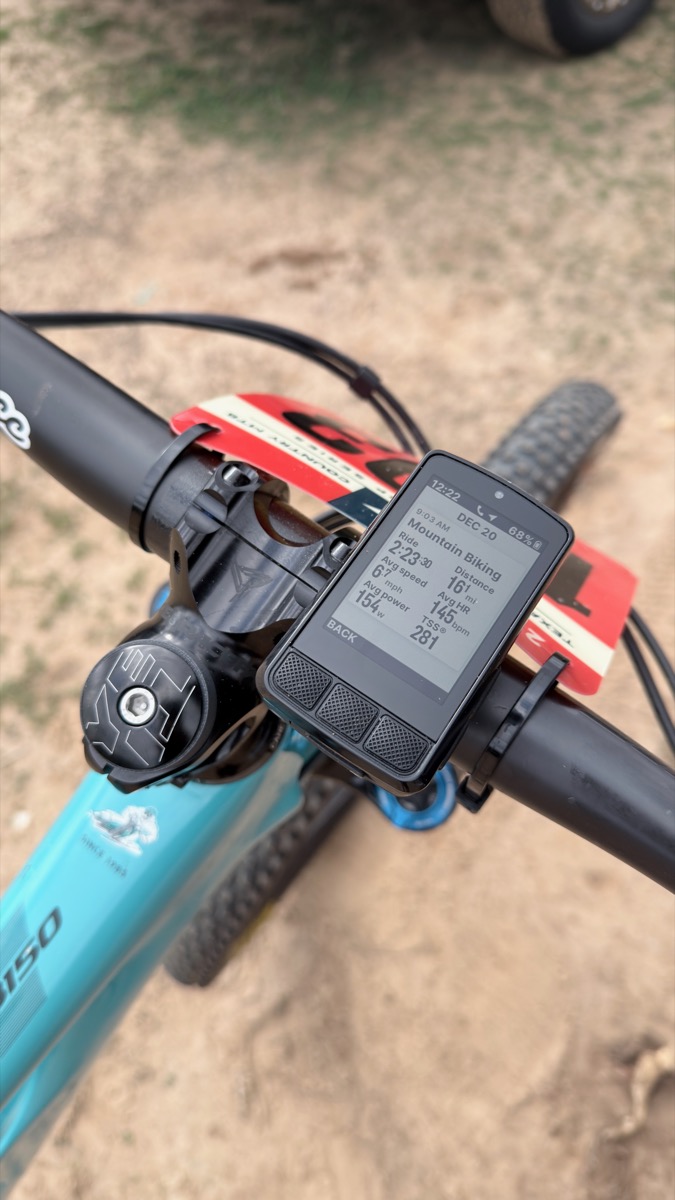 a bike computer head unit
