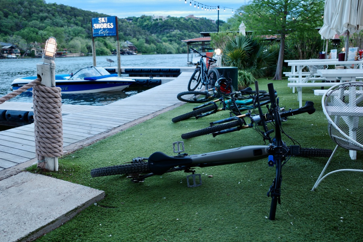 bikes on the dock