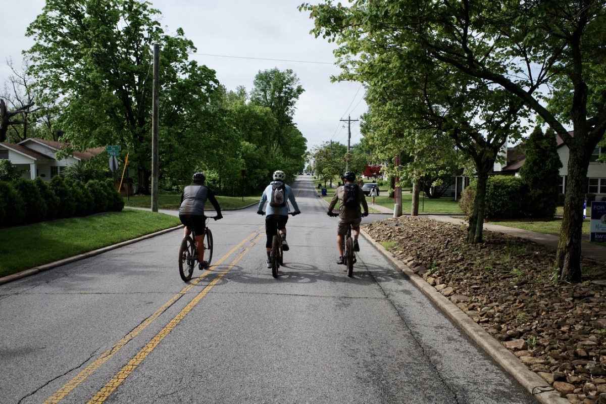 Riding into town